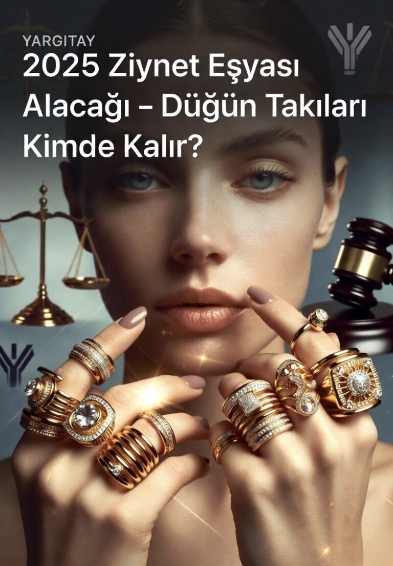 2025 Ziynet Eşyası Alacağı – Düğün Takıları Kimde Kalır? Yargıtay’ın Son 15 Emsal Kararıyla Güncel Durum